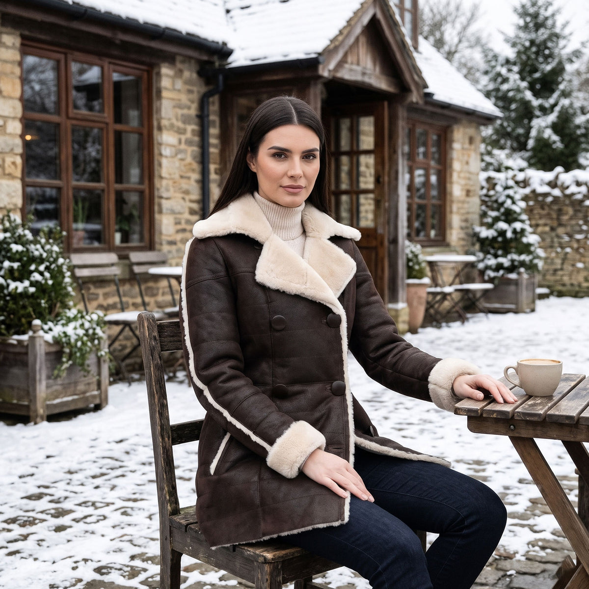Skylar Sheepskin Coat-5