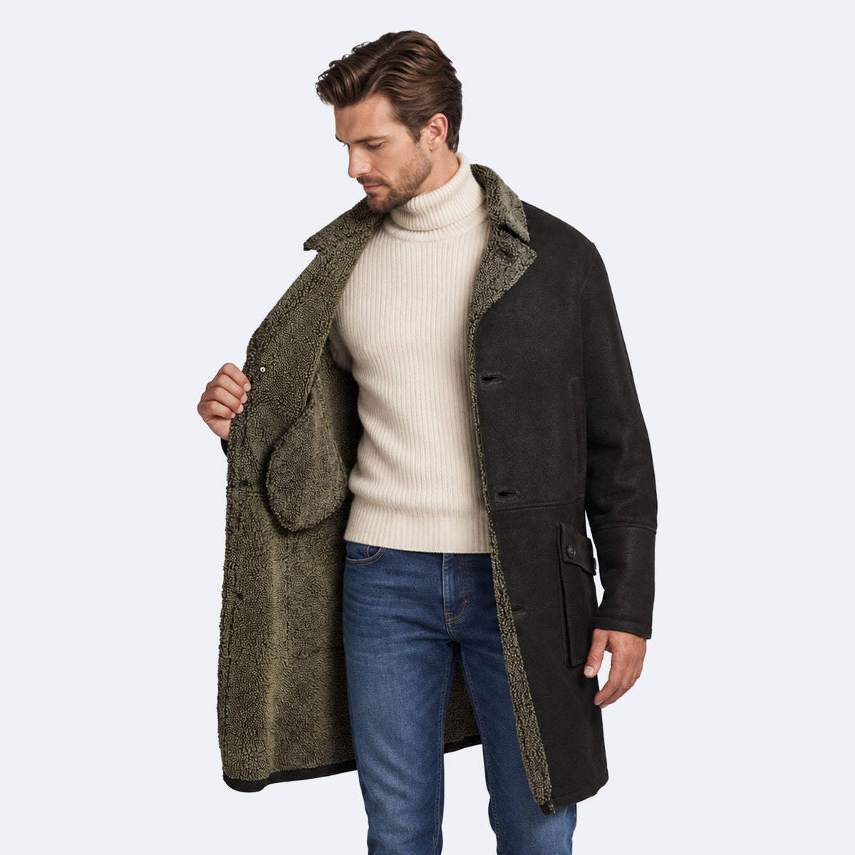 Nigel Sheepskin Coat