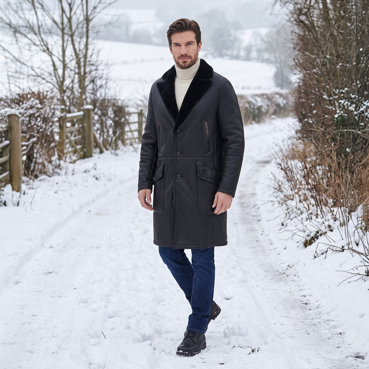 Scott Sheepskin Coat-4