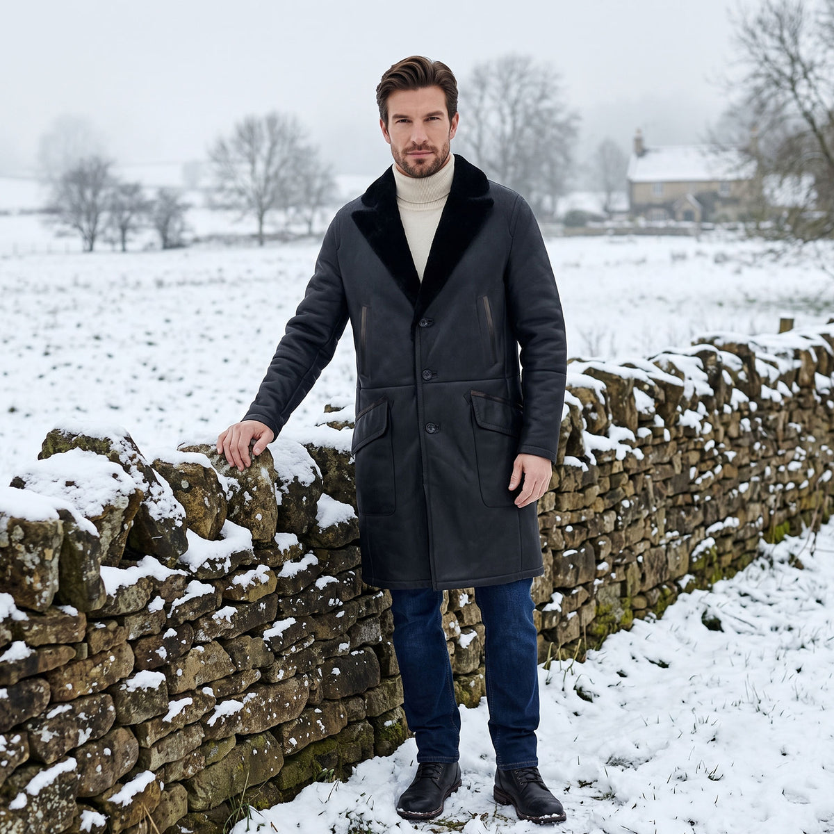 Scott Sheepskin Coat-5