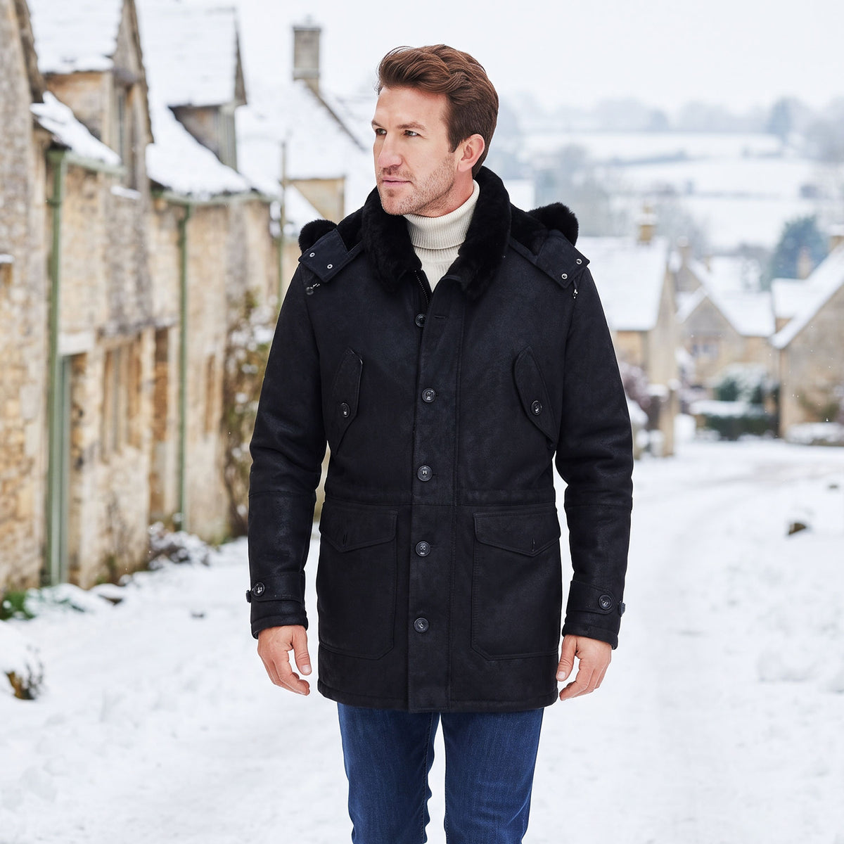 Wallace Sheepskin Coat-5