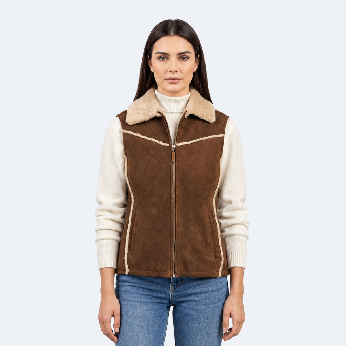 Eve Shearling Vest