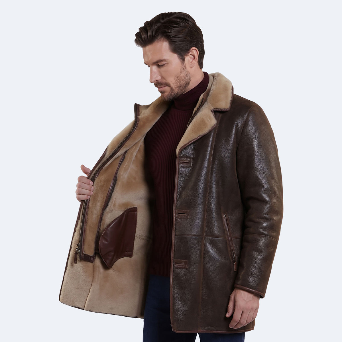 Warren Sheepskin Coat