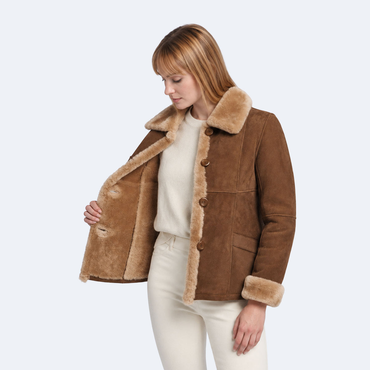 Nicole Shearling Coat