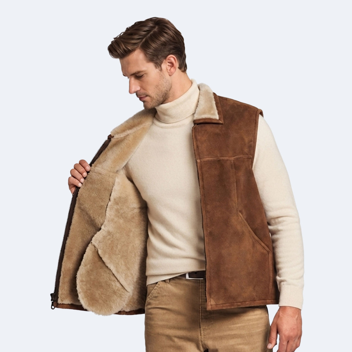 Brighton Shearling Vest