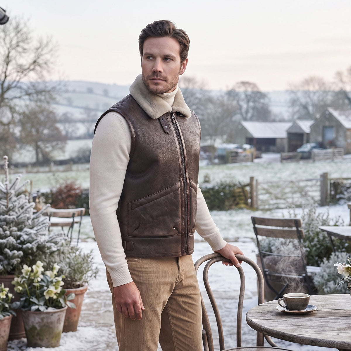 Cheshire Shearling Vest-4