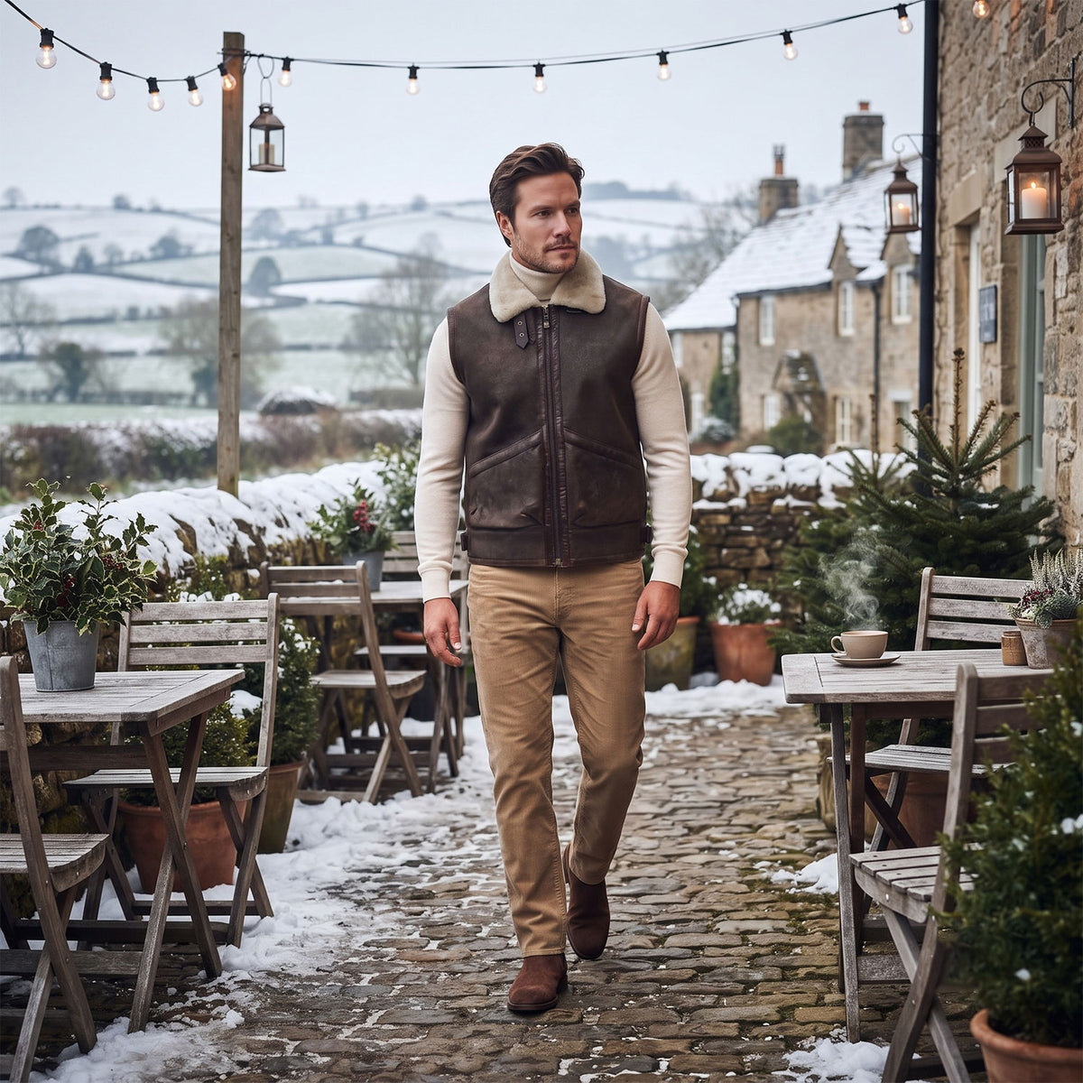 Cheshire Shearling Vest-5