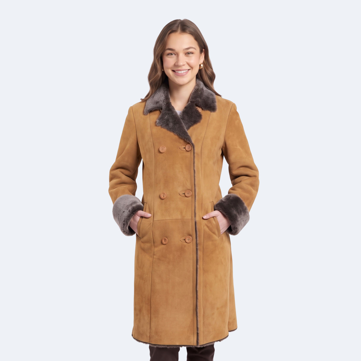 Sarah Sheepskin Coat