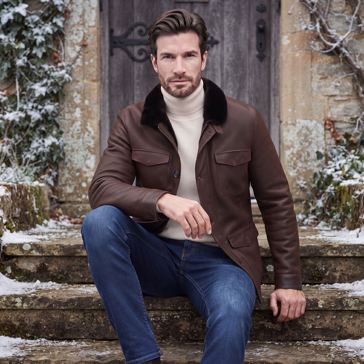 Craig Sheepskin Coat-4