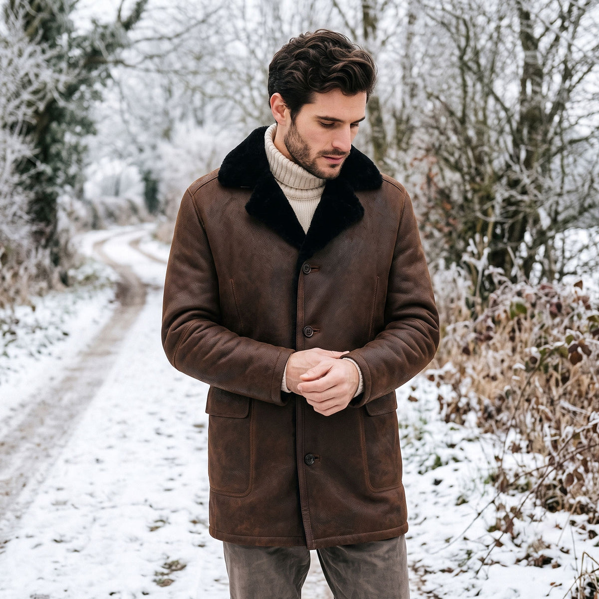 Roger Sheepskin Jacket-5