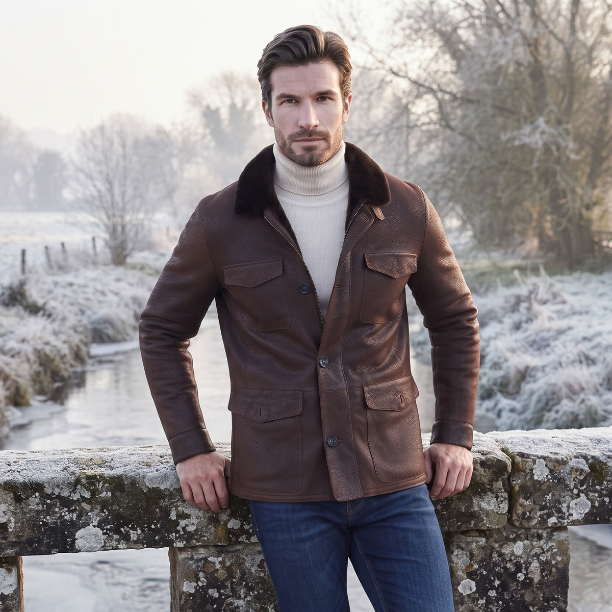 Craig Sheepskin Coat-5