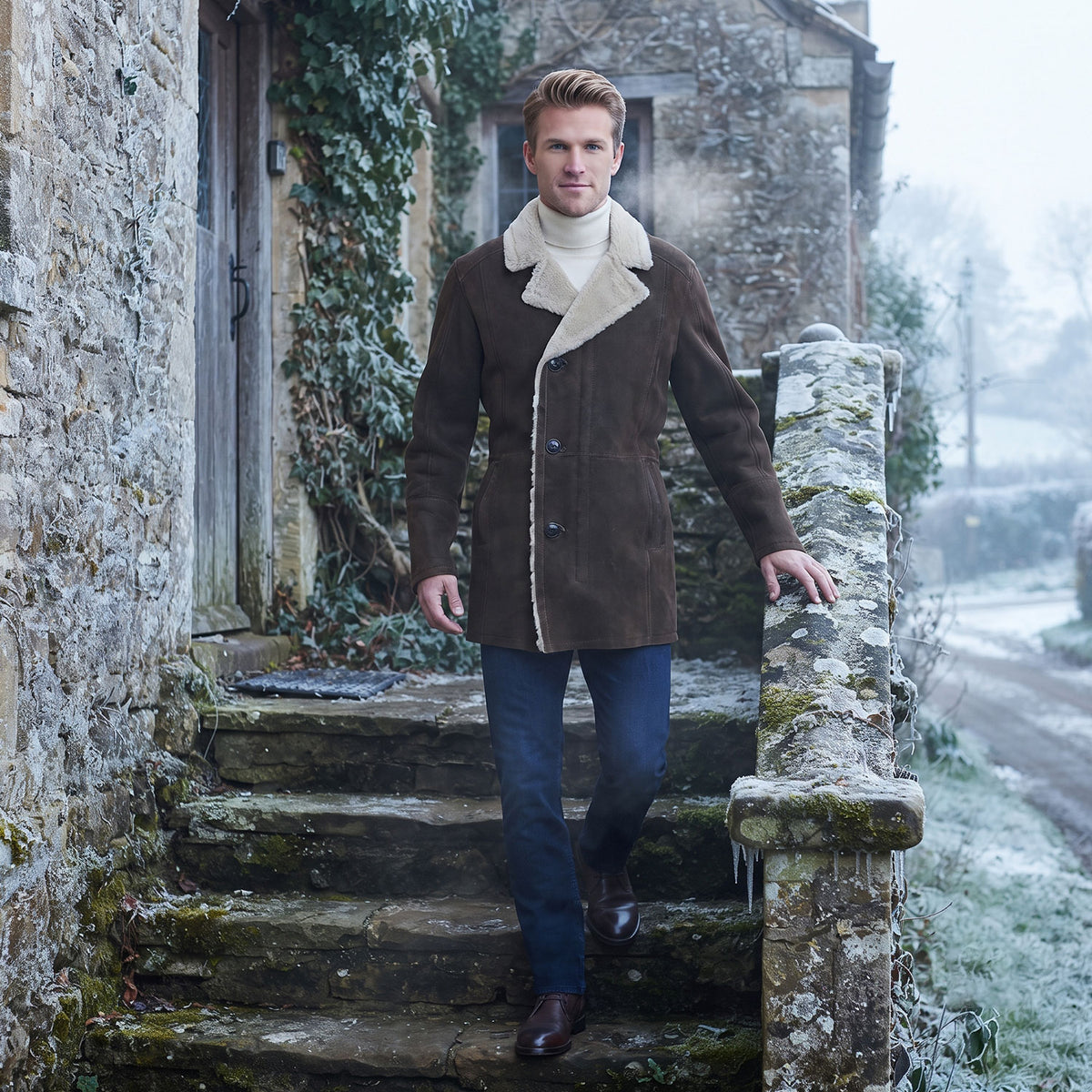 Ralph Sheepskin Coat-5