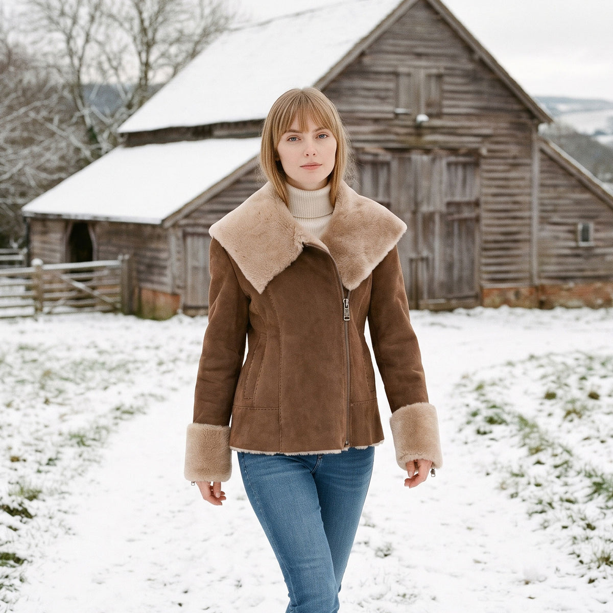 Vivian Sheepskin Jacket-4