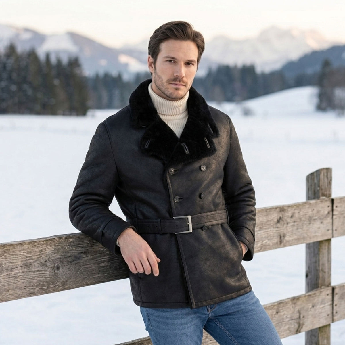Wesley Shearling Jacket-4