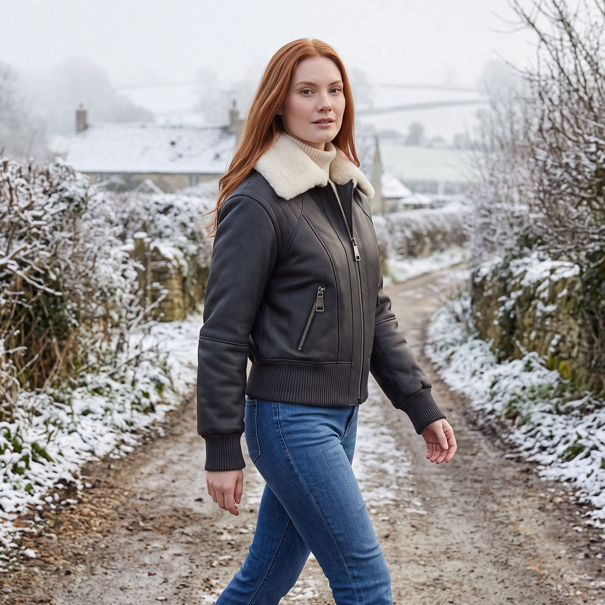 Skyler Shearling Jacket-5