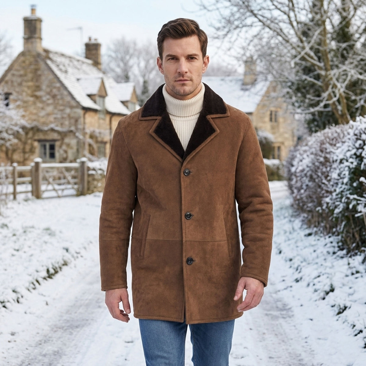Saratoga Shearling Coat-5