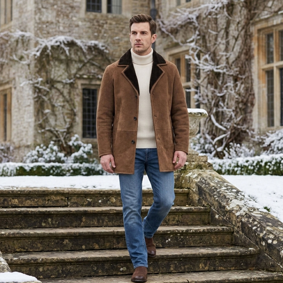 Saratoga Shearling Coat-4