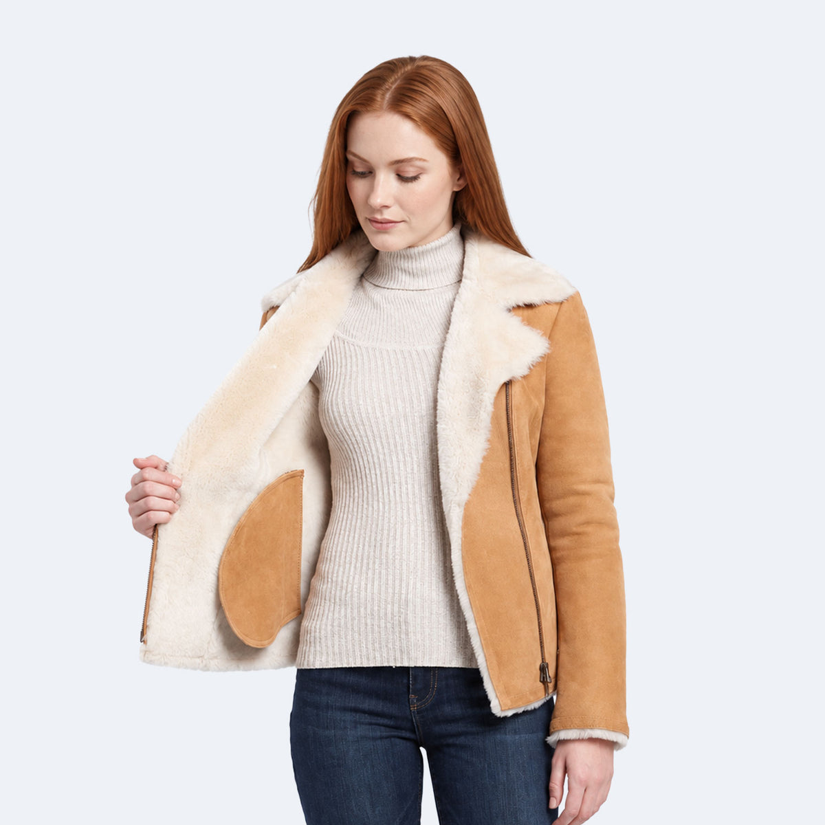 Cheryl Sheepskin Jacket