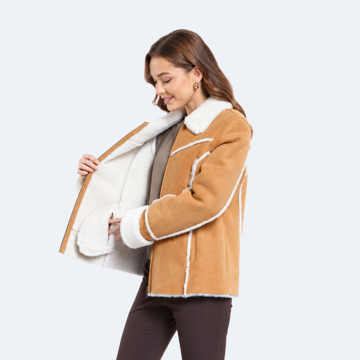 Karen Sheepskin Jacket