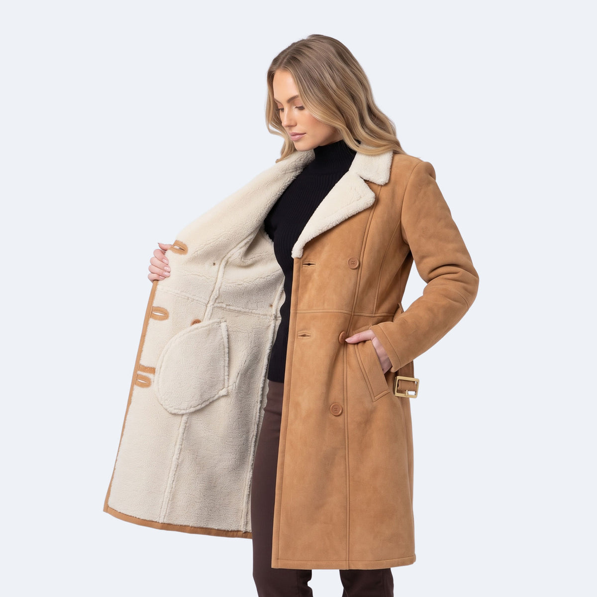 Alexa Sheepskin Coat