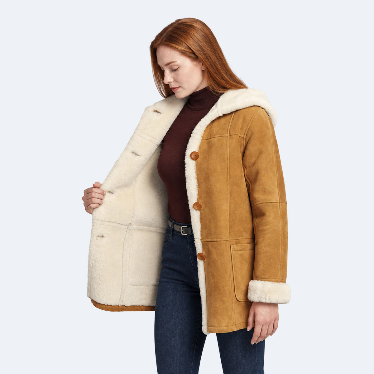 Celeste Shearling Coat-3