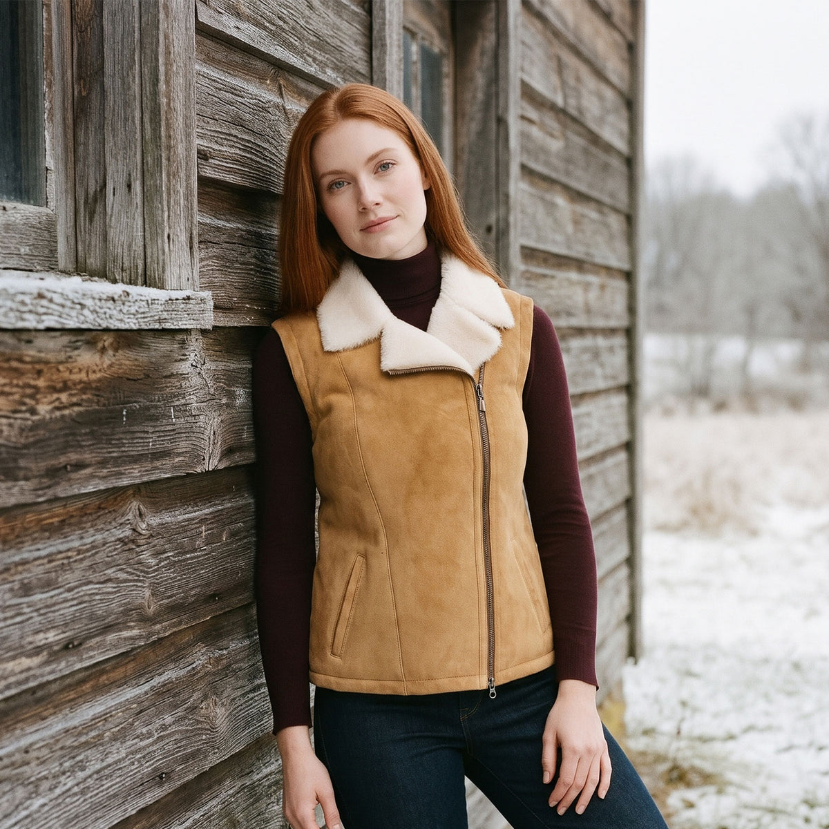 Acacia Shearling Vest-4