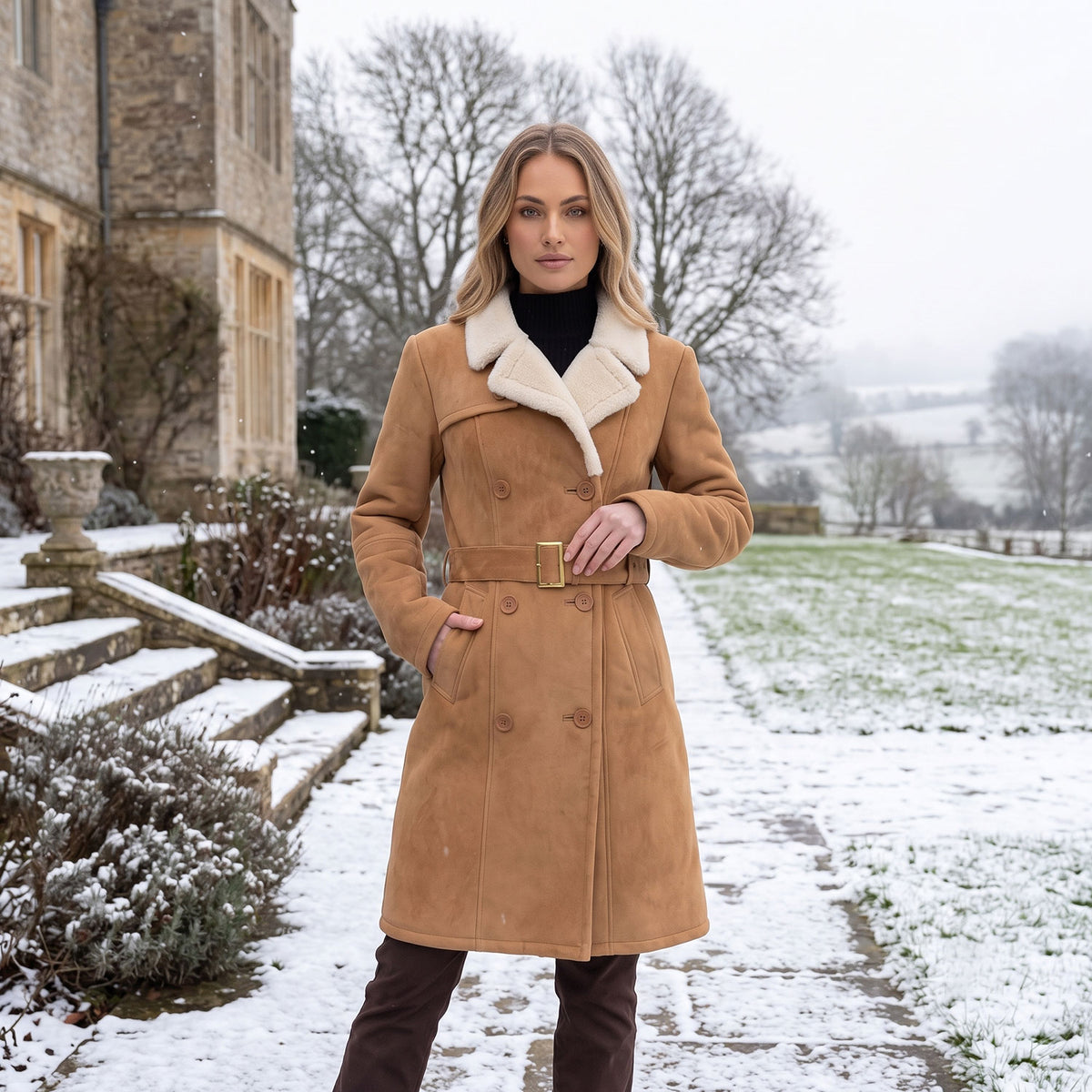 Alexa Sheepskin Coat-4