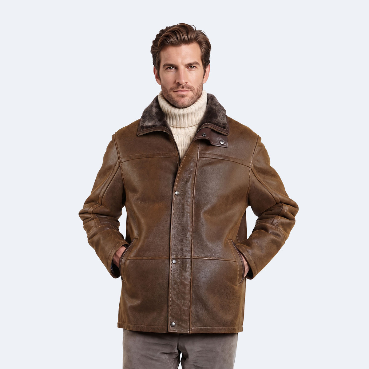 David Sheepskin Jacket-1