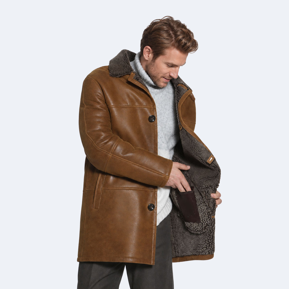 Walter Sheepskin Jacket-7
