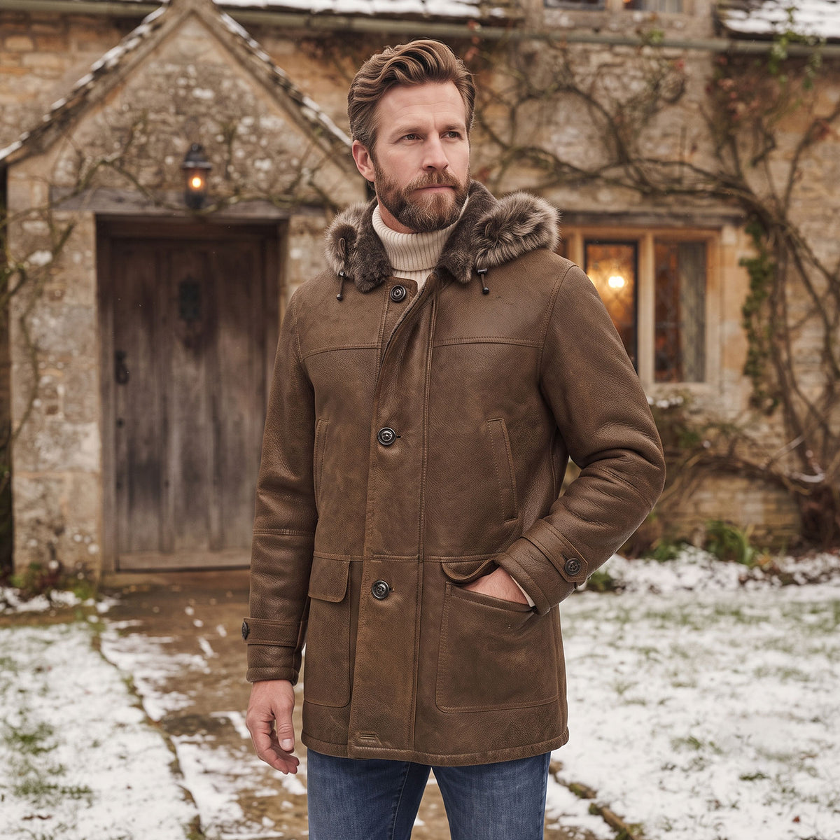 Howard Sheepskin Coat-4