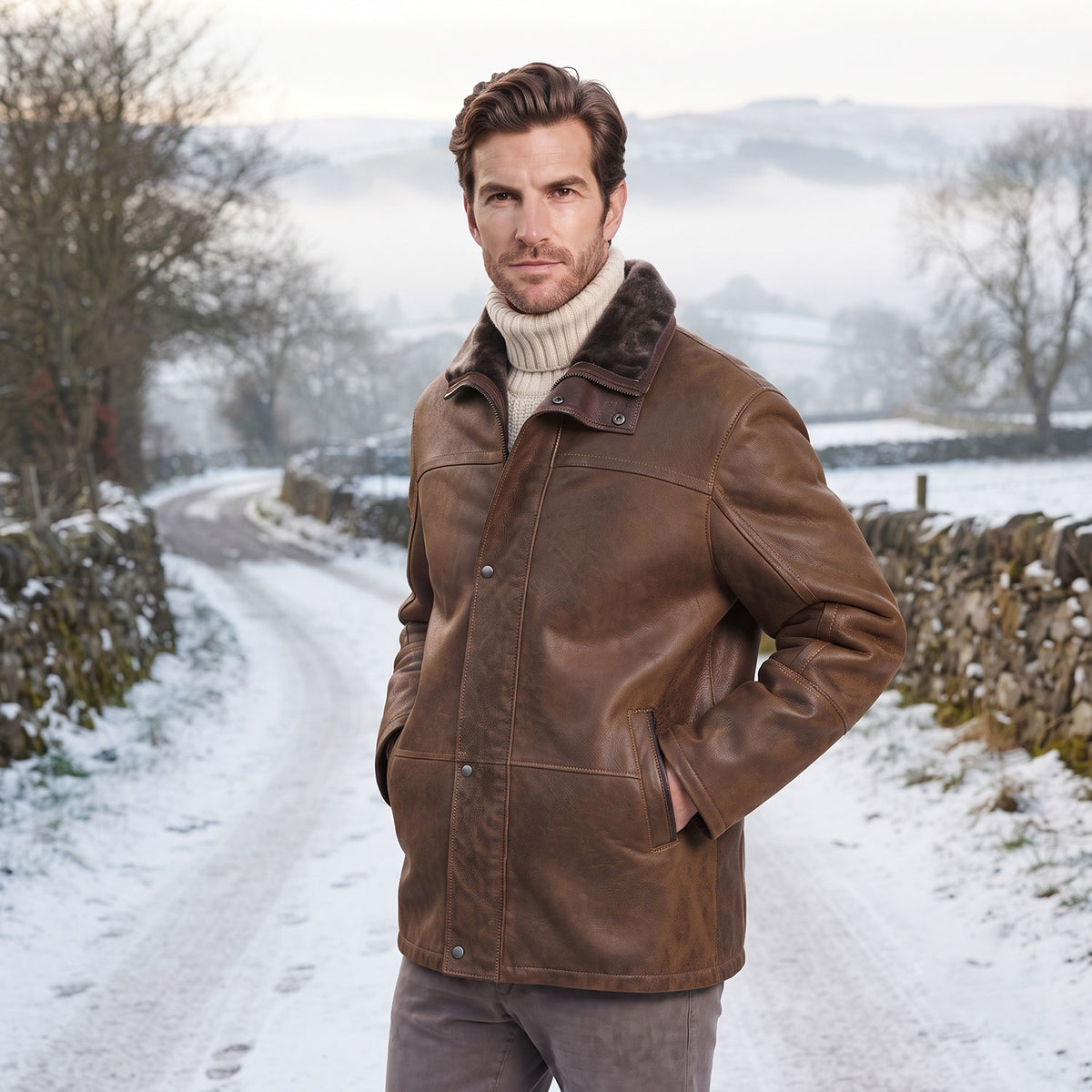 David Sheepskin Jacket-5