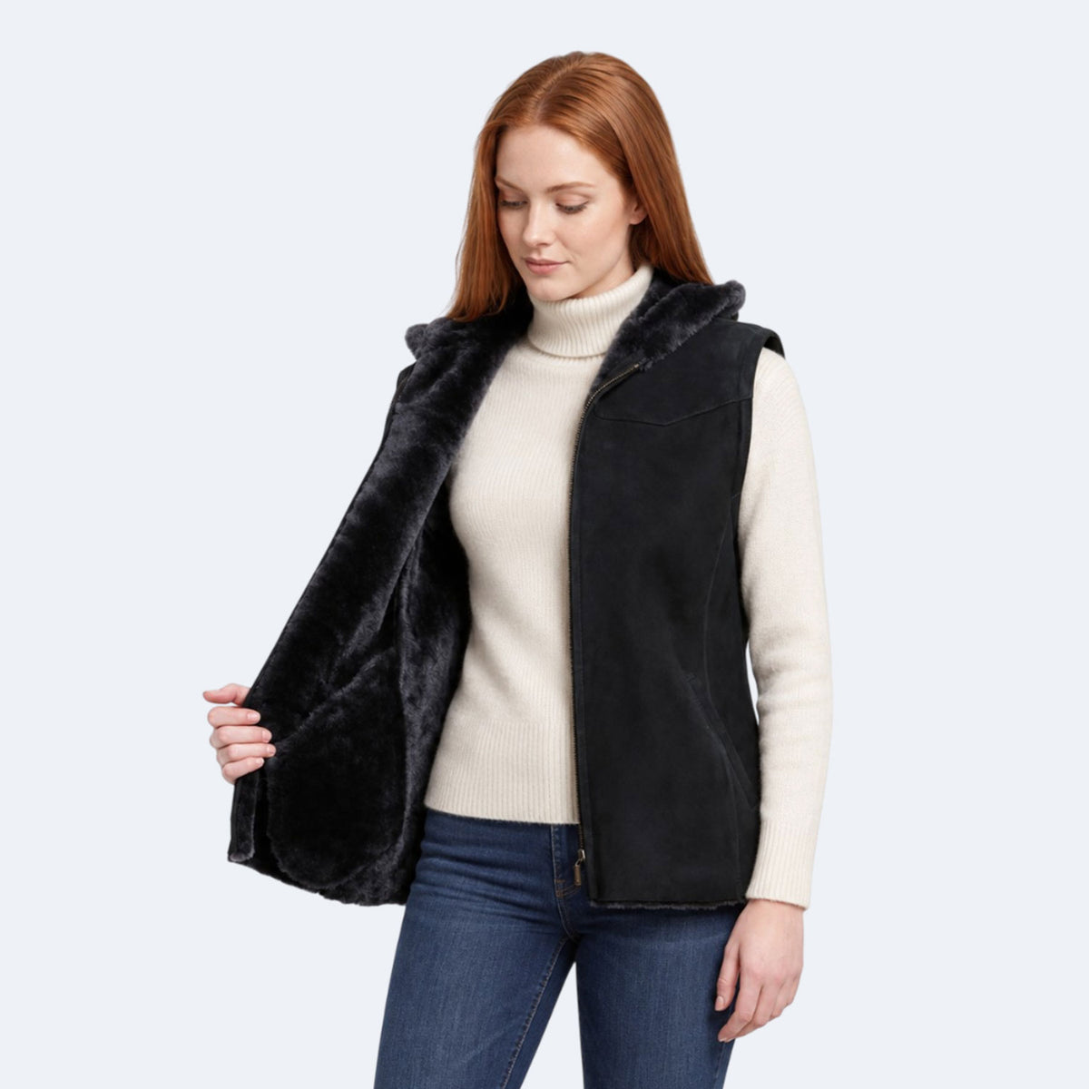 Misty Sheepskin Vest