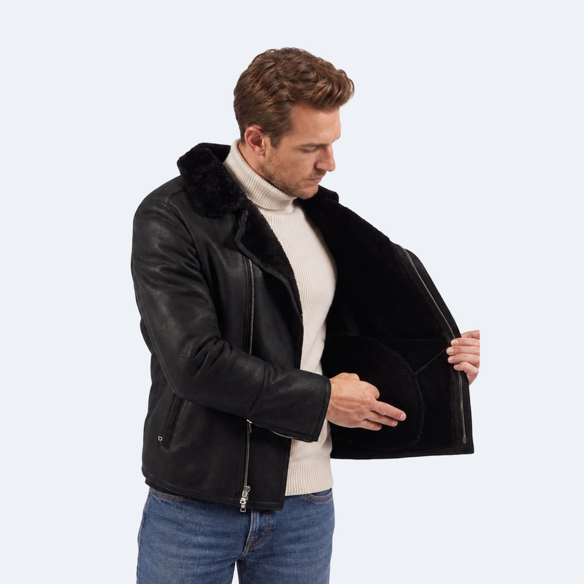 Crawford Shearling Jacket-2