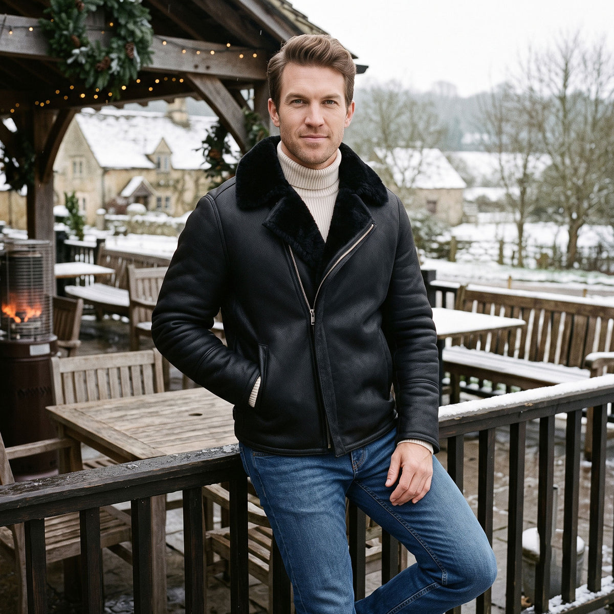 Crawford Shearling Jacket-5