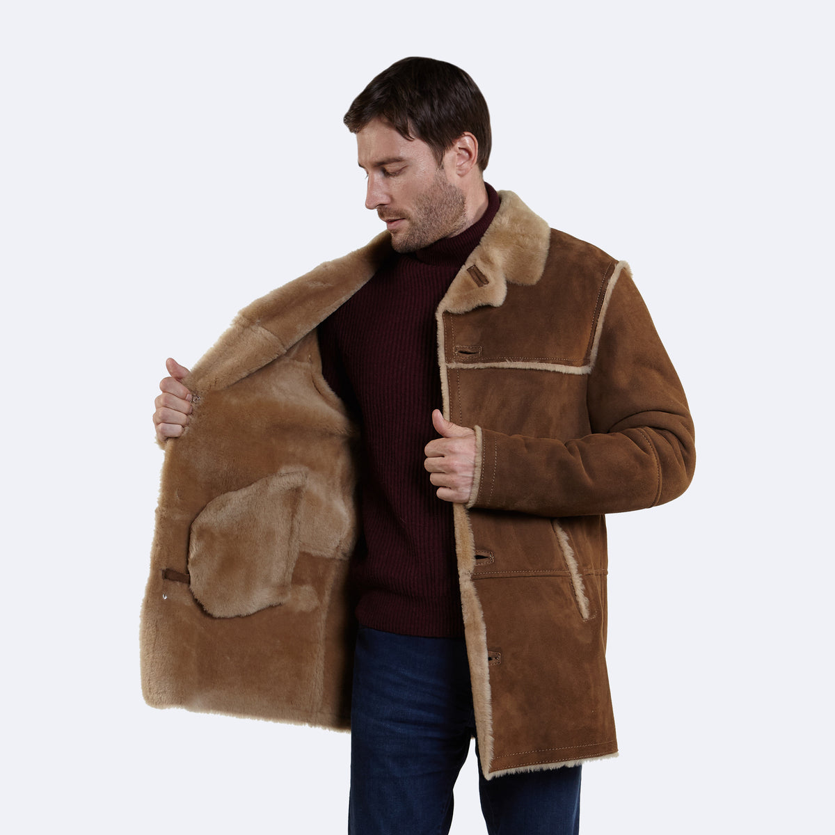 Alfred Sheepskin Coat-3