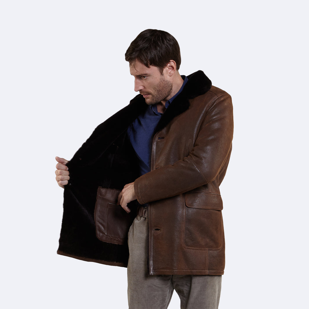 Mens Shearling Jackets & Sheepskin Coats – Shearling.com