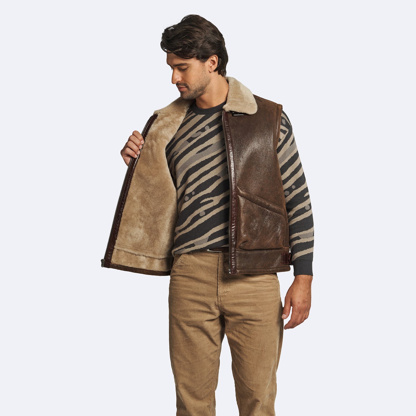 Cheshire Shearling Vest