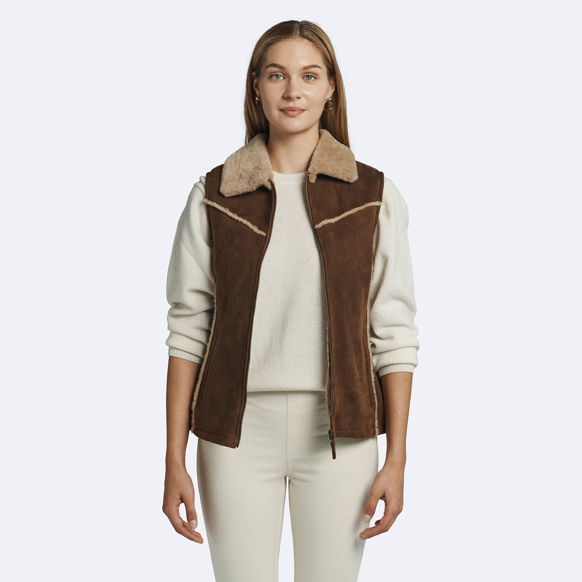 Eve Shearling Vest