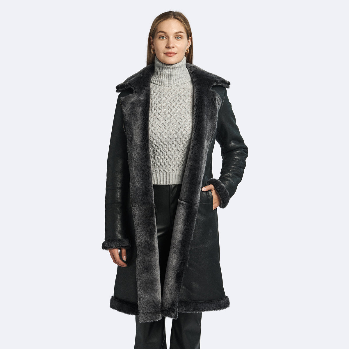 Hailey Sheepskin Coat