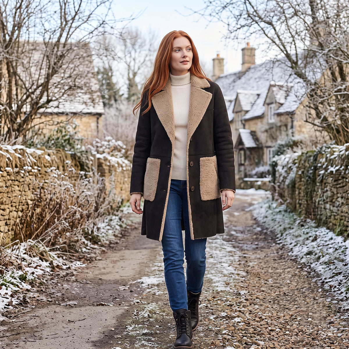 Astrid Shearling Coat-5