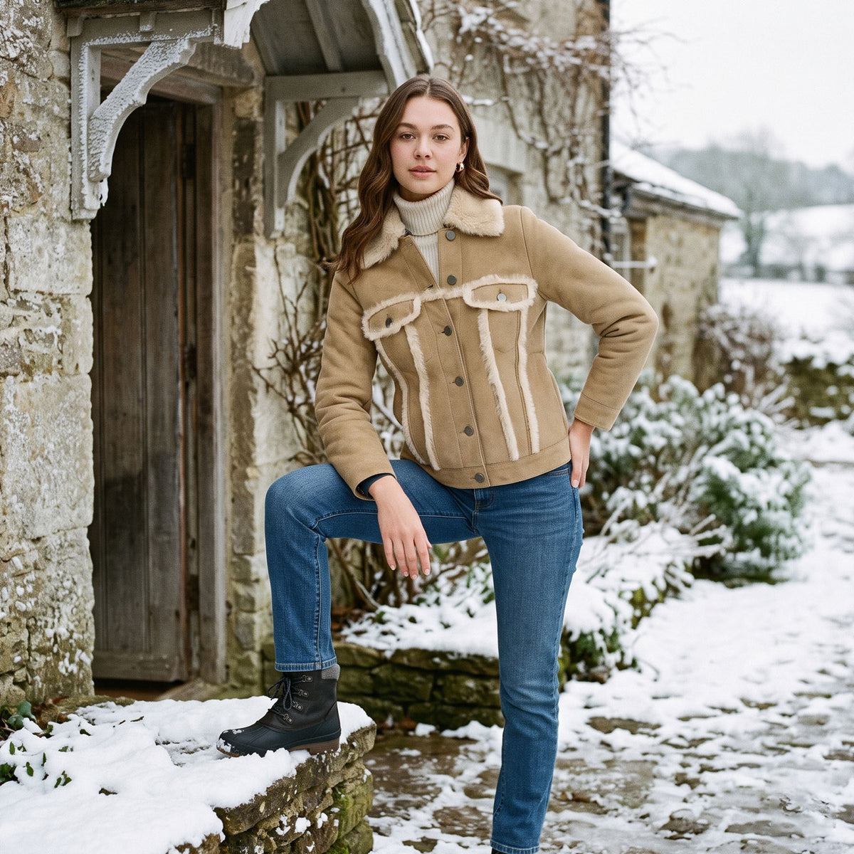 Cassidy Shearling Jacket-5