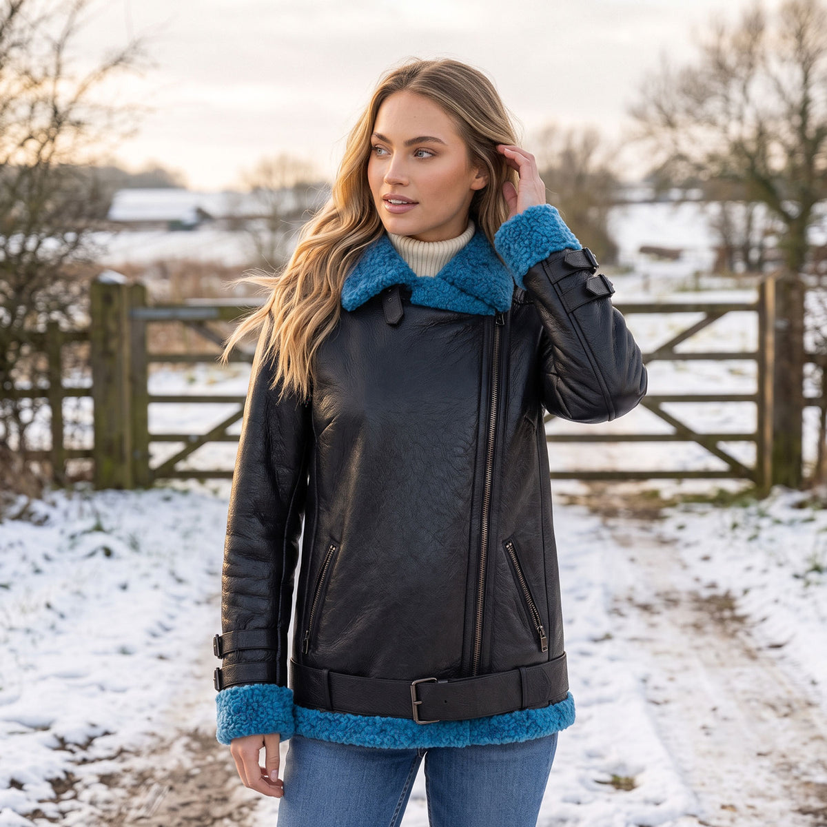 Amber Shearling Jacket-5