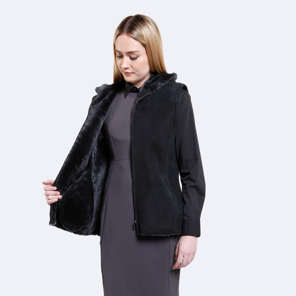 Misty Sheepskin Vest