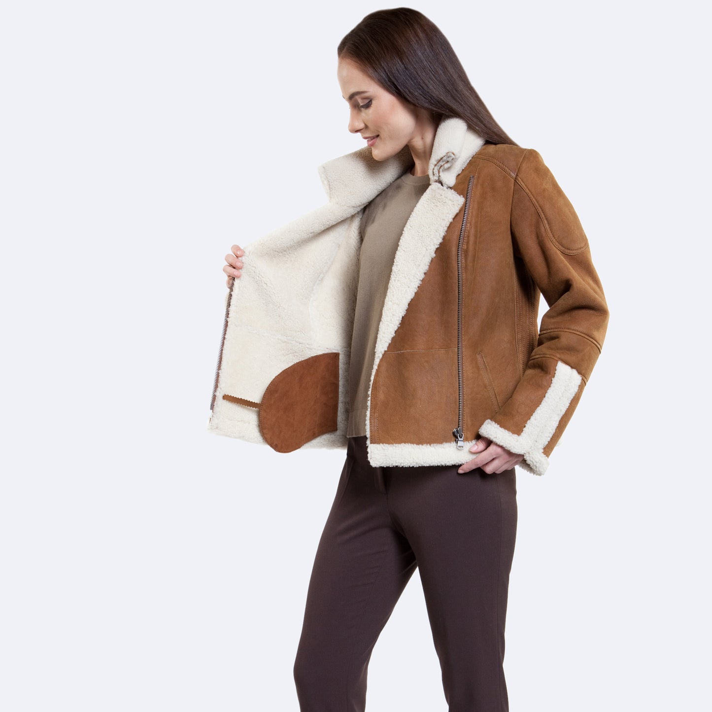 Nora Sheepskin Jacket
