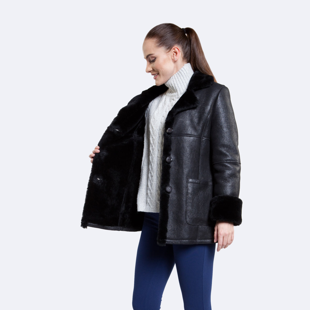 Elena Sheepskin Jacket
