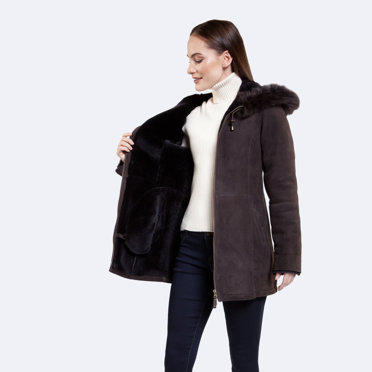 Stacy Sheepskin Coat