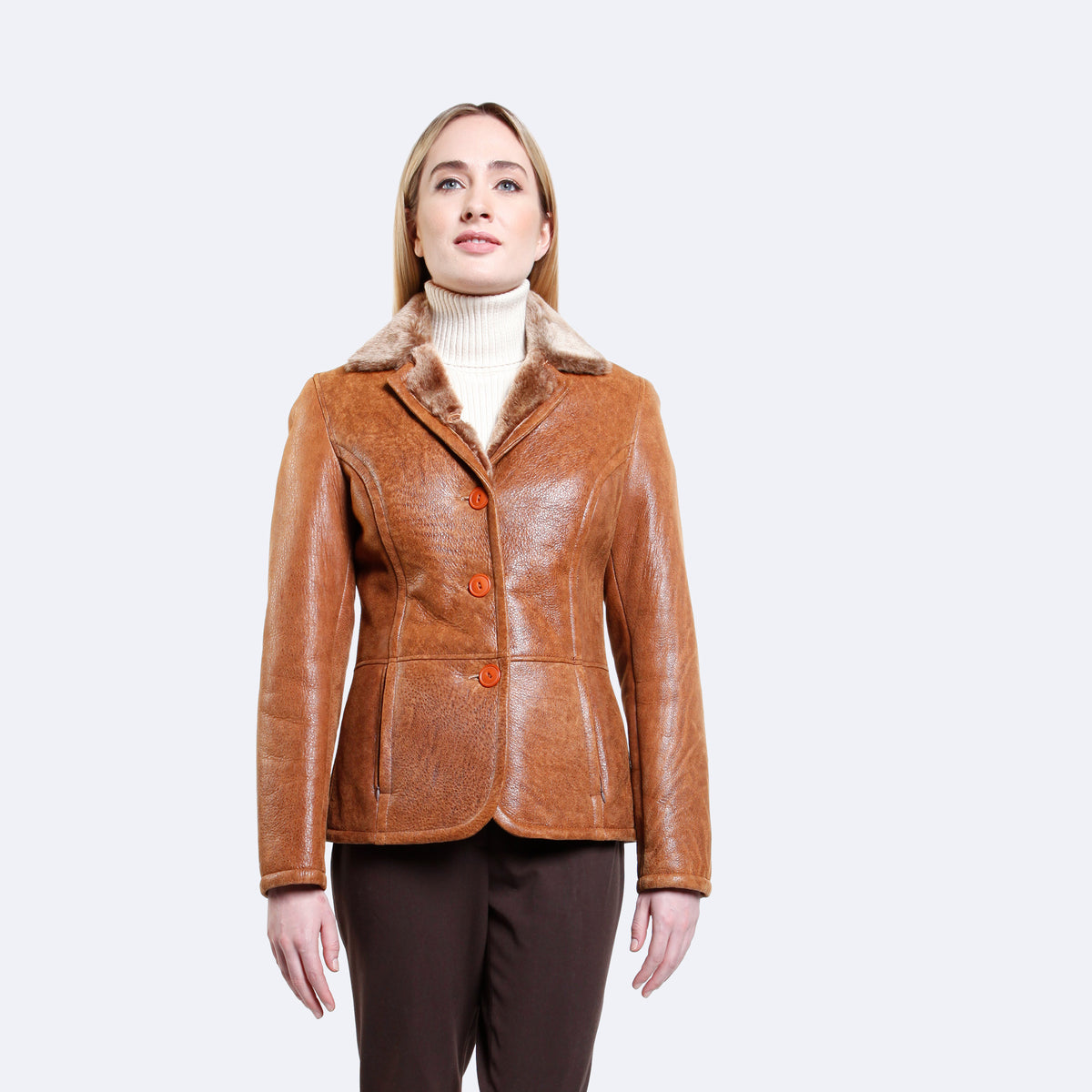 Emelia Sheepskin Jacket-1