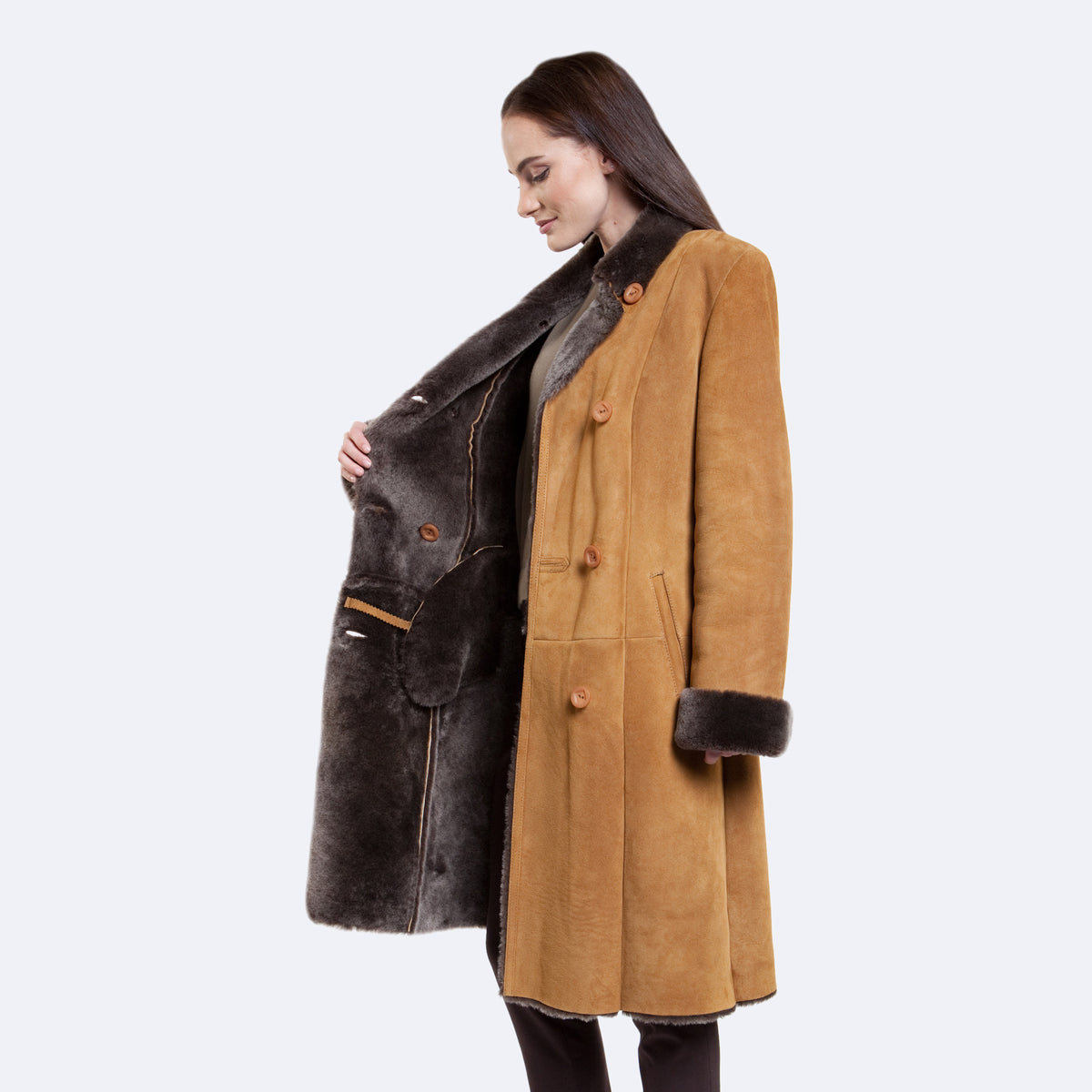 Sarah Sheepskin Coat