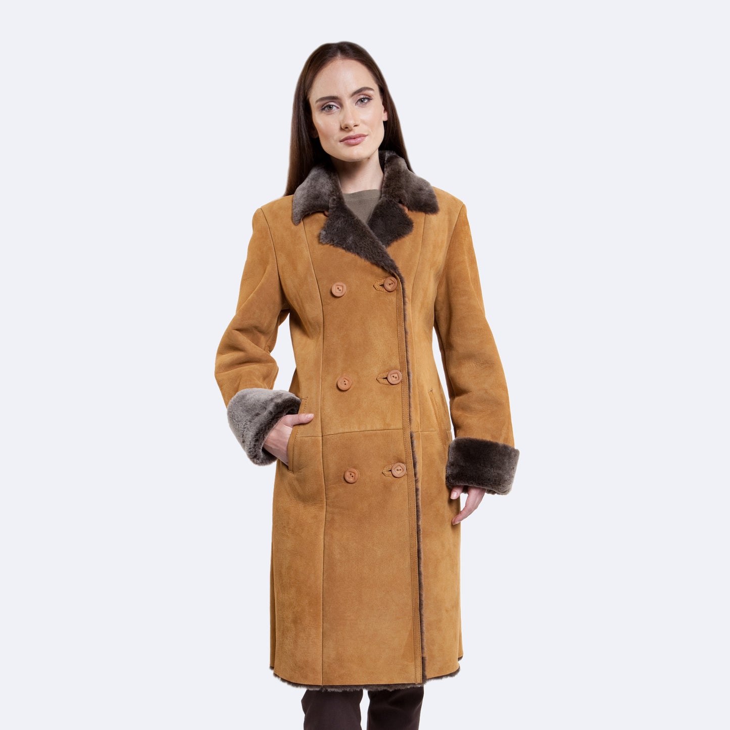 Sarah Sheepskin Coat