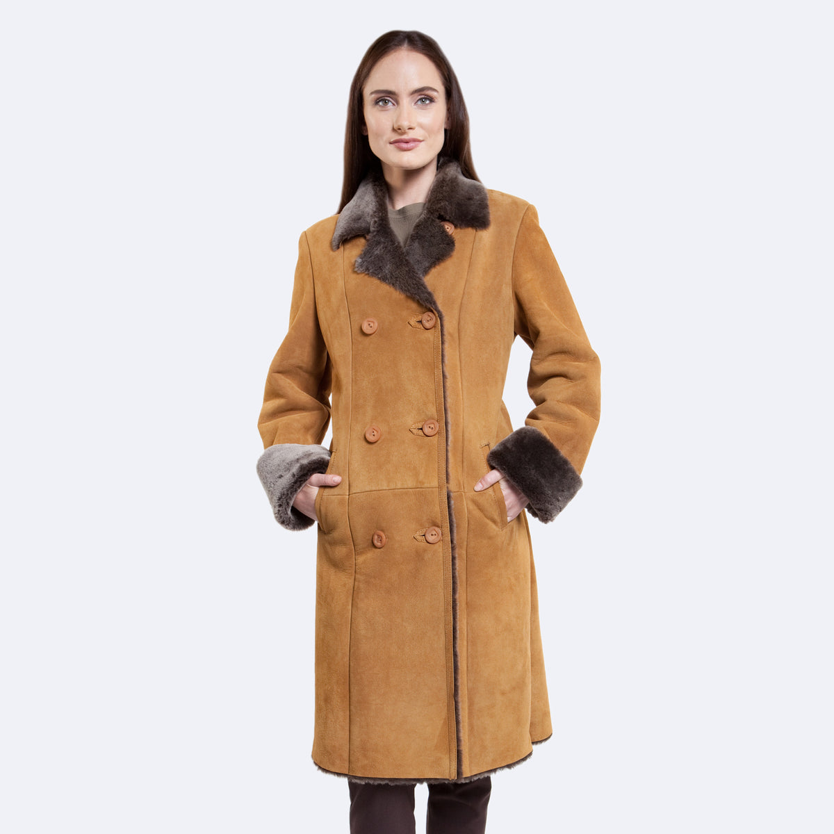 Sarah Sheepskin Coat